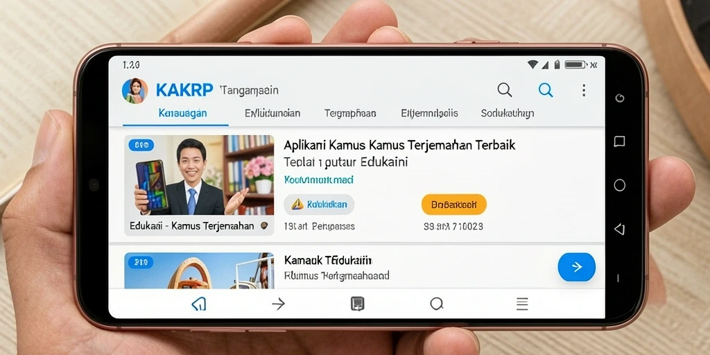 Tampilan antarmuka KAKRP yang sederhana dan fungsional.